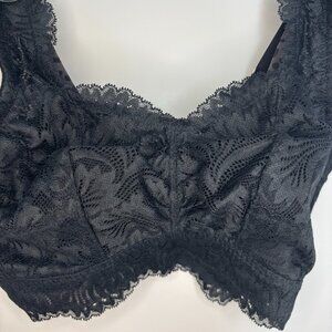 BEHAVE NEW Bra Womens 1 30-32 DD-F Adjustable Strap Lace Pull Over Coverage